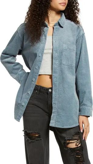 Gender Inclusive Stretch Cotton Corduroy Button-Up Shirt | Nordstrom