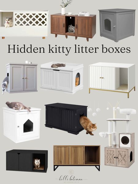 Hidden kitty litter boxes in furniture! What a genius idea for our furry friends!These are all really great prices from Amazon & Walmart. 

#LTKfamily #LTKhome #LTKFind