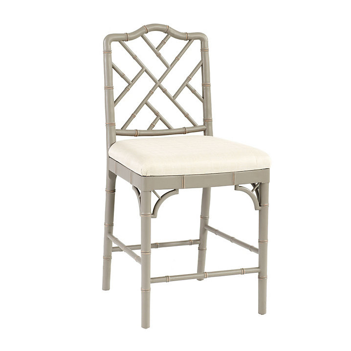 Dayna Stools & Chinese Chippendale Style with Performance Fabric | Ballard Designs, Inc.