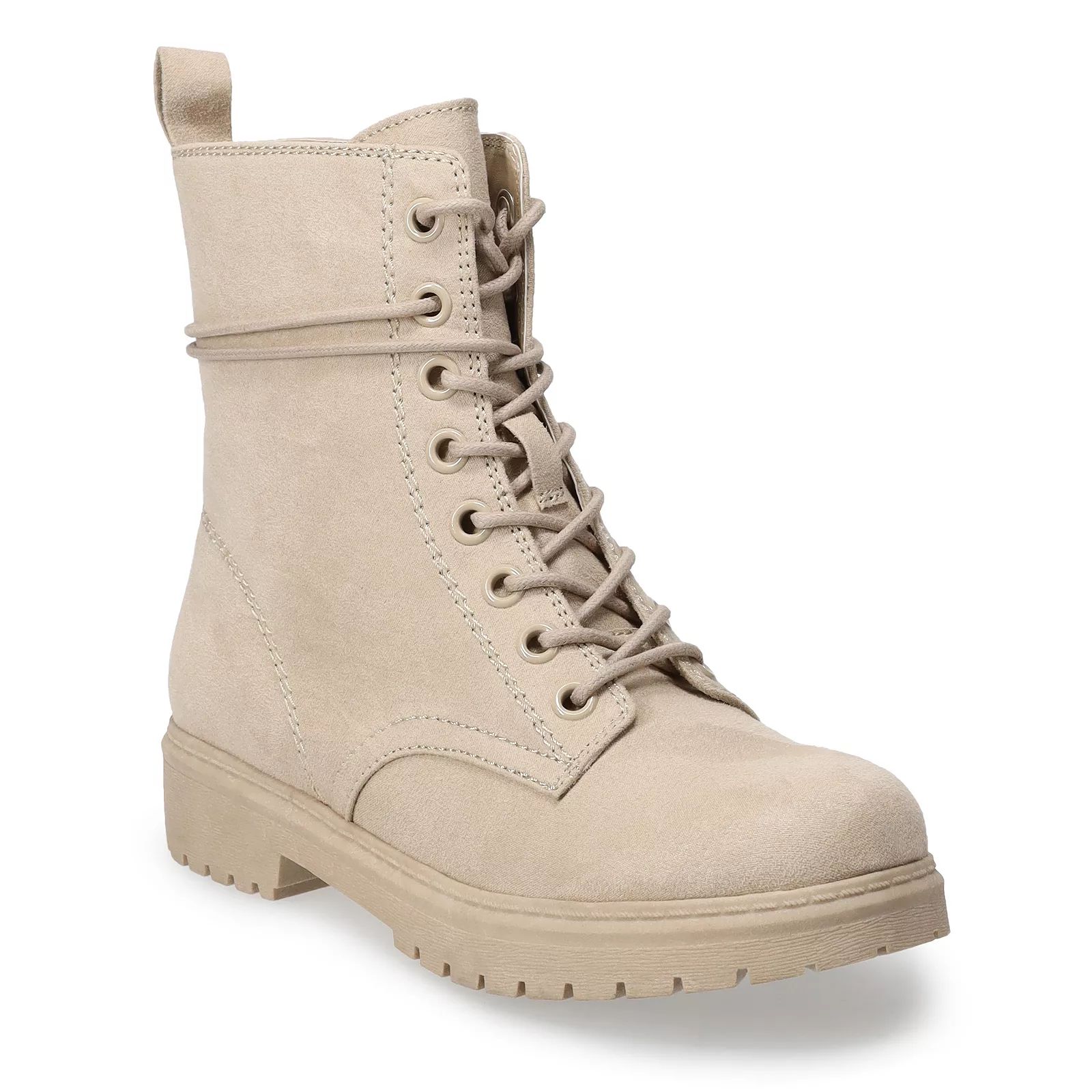 SO Bowfin Women's Combat Boots, Size: 8, Dark Beige | Kohl's