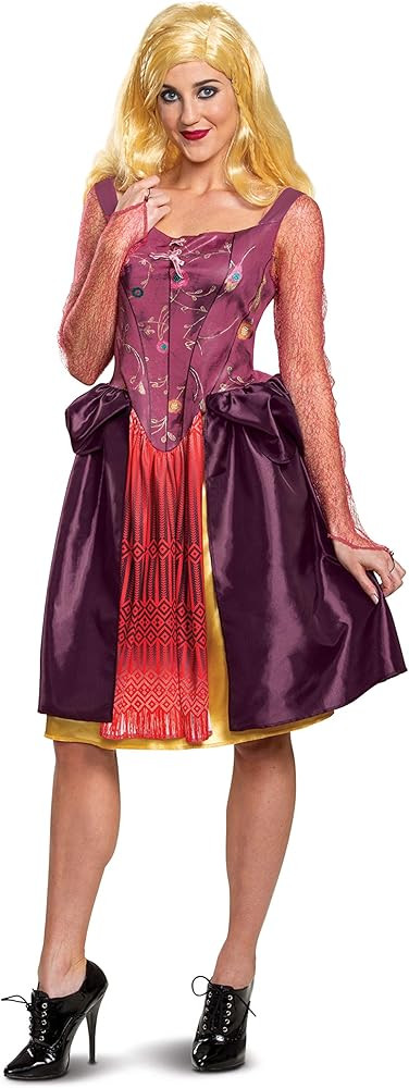Disguise womens Disney Hocus Pocus Sarah Classic Adult Costume | Amazon (US)