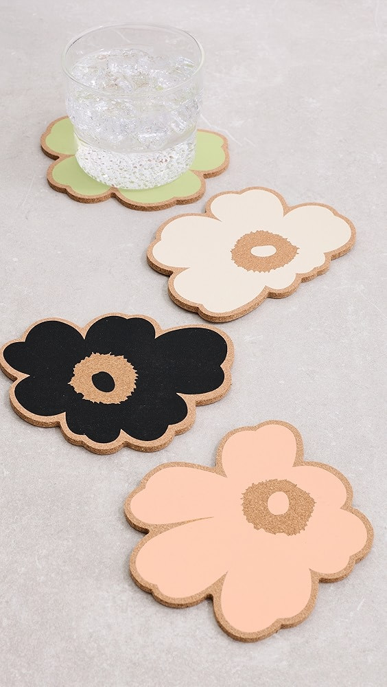 Unikko Cork Coaster 12cm | Shopbop