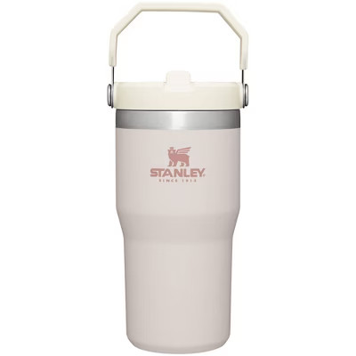 Stanley 20 oz Stainless Steel Ice Flow Flip Straw Tumbler Rose Quartz | Target