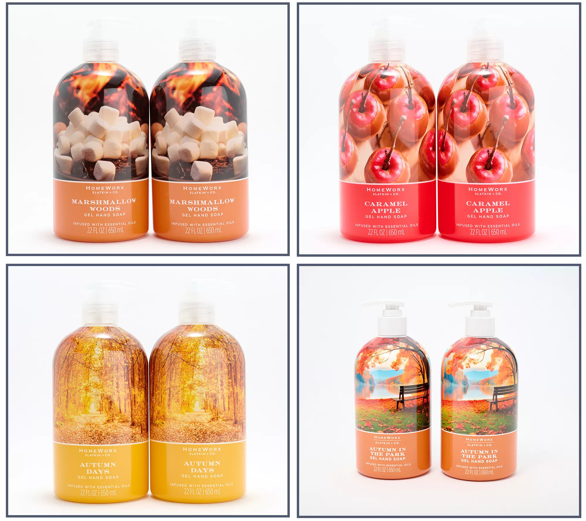 HomeWorx by Slatkin + Co. S/2 22oz Harvest Hand Soaps | QVC