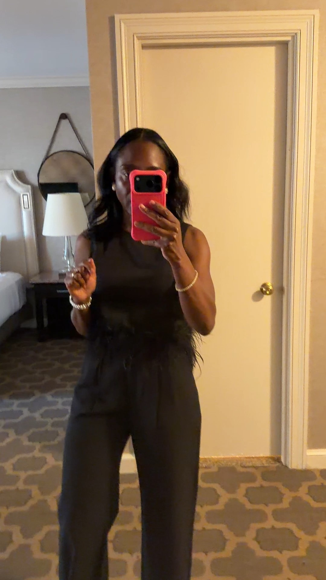 These pants fit true two size. I have literally worn these through five different size changes. I have not had to get them tailored. They look naturally tailored and I love them dressed up dress down. I’ve worn them with heels and tennis shoes and they fit perfectly in both instances.



OOTD Abercrombie tailored pants, suits, workwear, 




#LTKMidsize #LTKWorkwear #LTKPlusSize