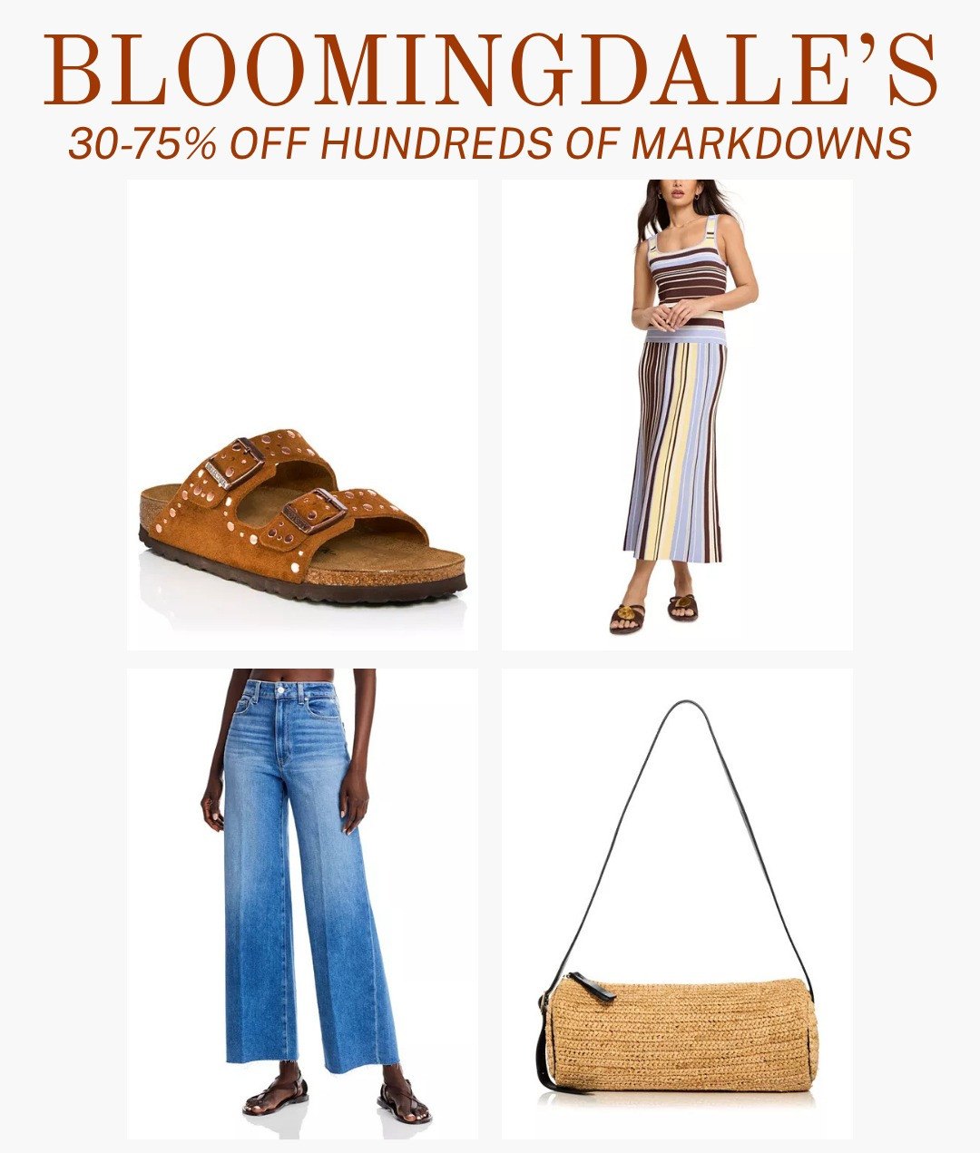 [7/29/26] Bloomingdale's 30-75% off hundreds of markdowns! 

 #LTKootd #LTKSeasonal #LTKSaleAlert