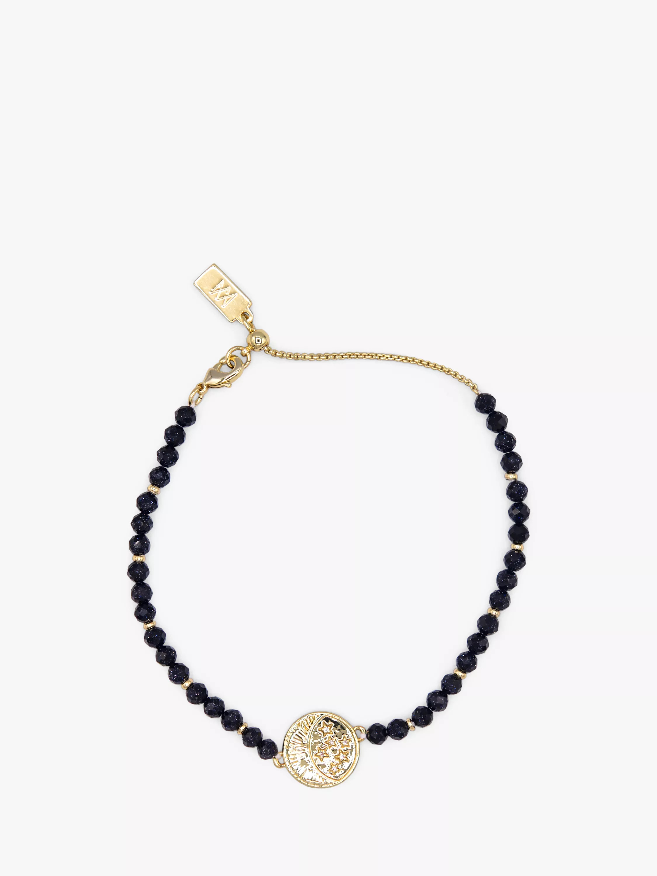 My Jewellery List Tess Daly Celestial Charm Bracelet, Yellow Gold | John Lewis (UK)