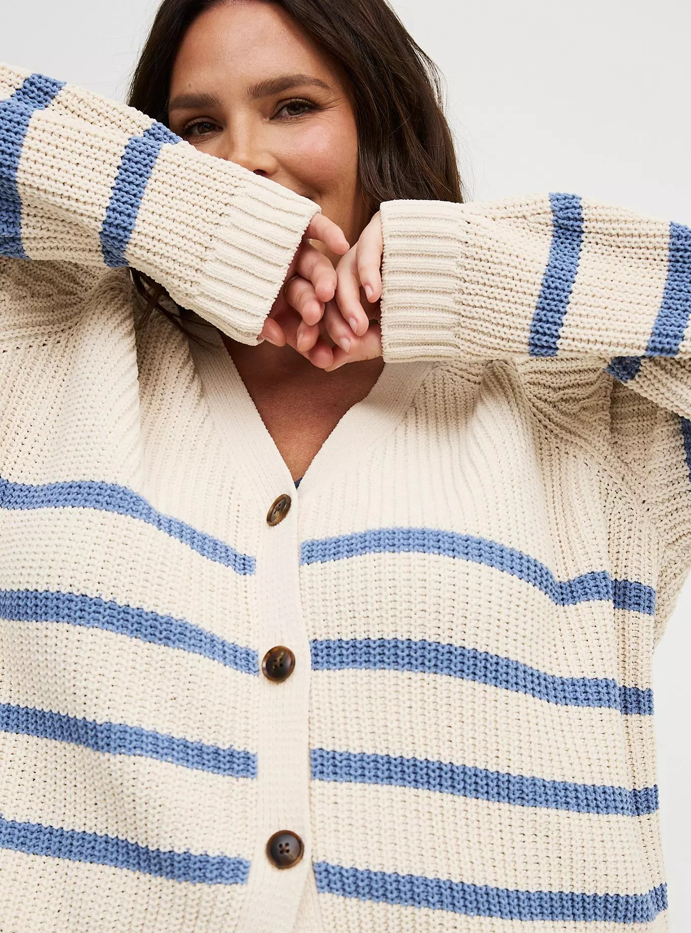 Chenille V-Neck Cardigan | Torrid (US & Canada)