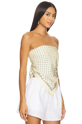 Paola Scarf in Pastel Yellow | Revolve Clothing (Global)