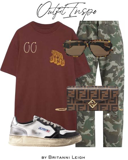 The camo pants you need 🙌🏻

Anine Bing, Anine Bing tee, camo cargo pants, cargo pants, sneakers

#LTKstyletip #LTKshoecrush #LTKover40