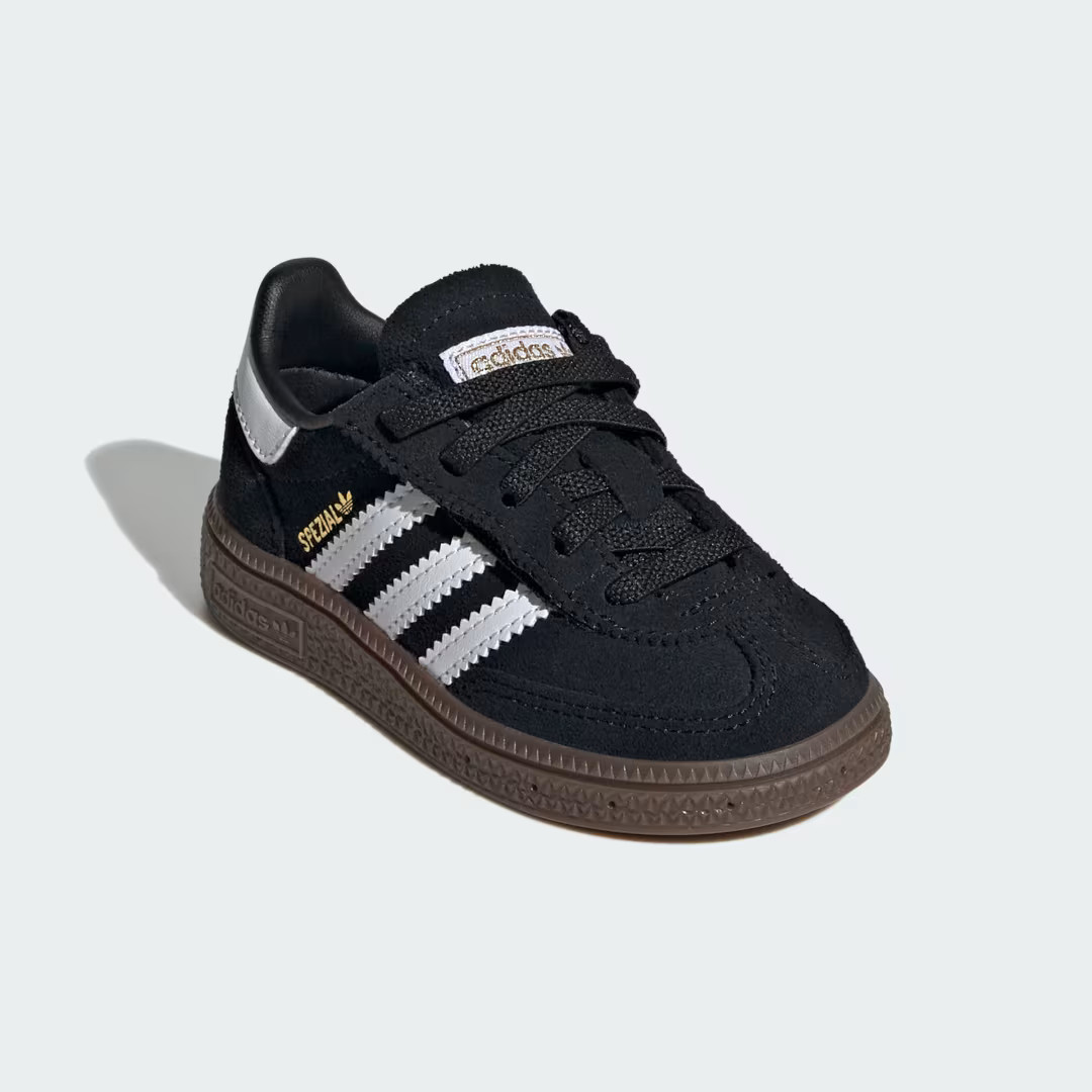 Handball Spezial Comfort Closure Elastic Lace Shoes Kids Black 6.5K - Kids Originals Shoes | adidas (US)