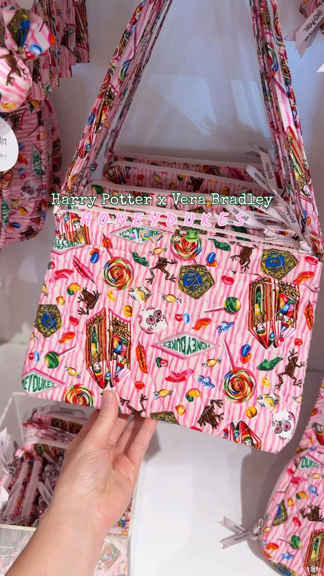 The sweetest print in the wizarding world 💖🍬✨ Completely obsessed with this Honeydukes-inspired Vera Bradley collection! 

Honeydukes, Harry Potter, Vera Bradley, Honeydukes collection, Harry Potter merch, wizarding world, pink aesthetic, candy themed, Harry Potter accessories, Vera Bradley bag, Harry Potter style, magical finds, fandom fashion, cute travel bag, pink print, Harry Potter gifts, Universal Studios inspired, wizarding world merchandise, Harry Potter fan, collectible accessories, colorful print, book lover gifts, magical lifestyle, LTK finds, LTK fashion, Harry Potter collection, themed accessories, cute bags, fandom favorites, gift ideas

#LTKgrwm #LTKSeasonal #LTKTravel