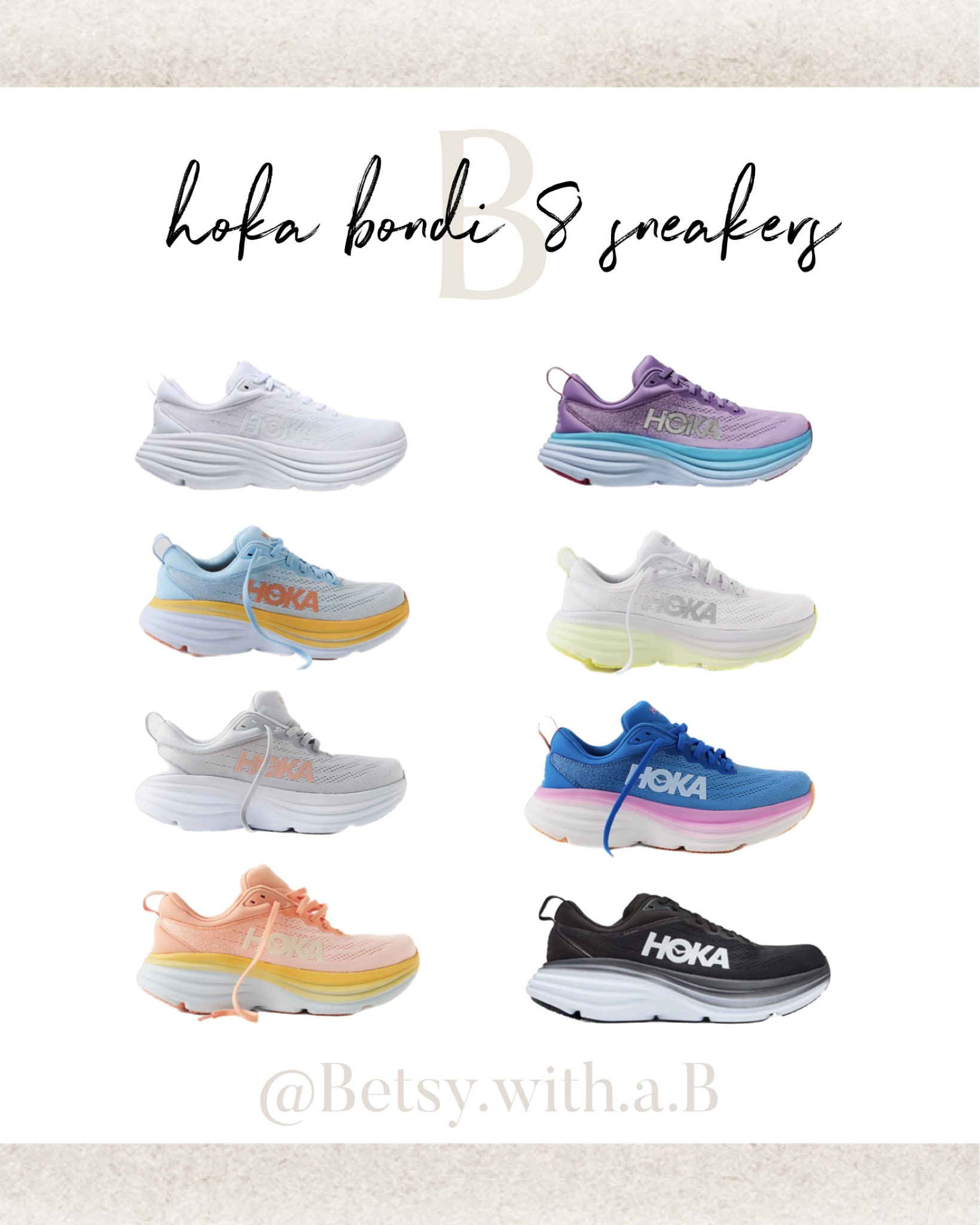 Some many fun colors to choose from in these hoka sneakers. 


#LTKshoecrush #LTKfit #LTKSeasonal