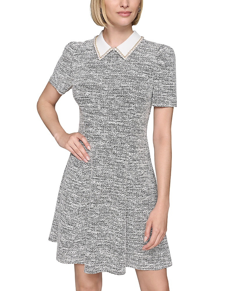Karl Lagerfeld Paris Textured Mini Dress | Bloomingdale's (US)