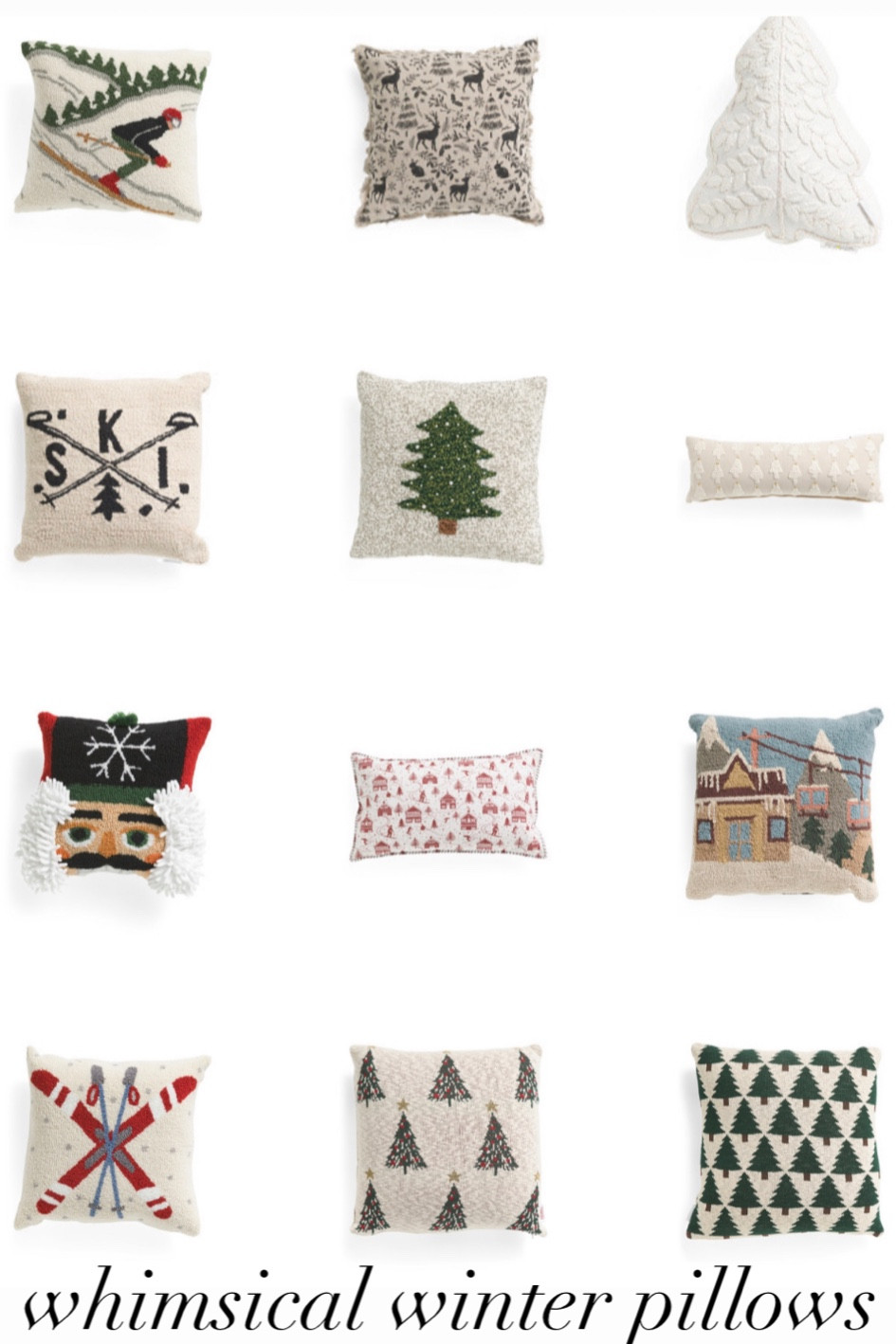 Darling winter pillows! 

#LTKHoliday #LTKHolidaySale #LTKhome