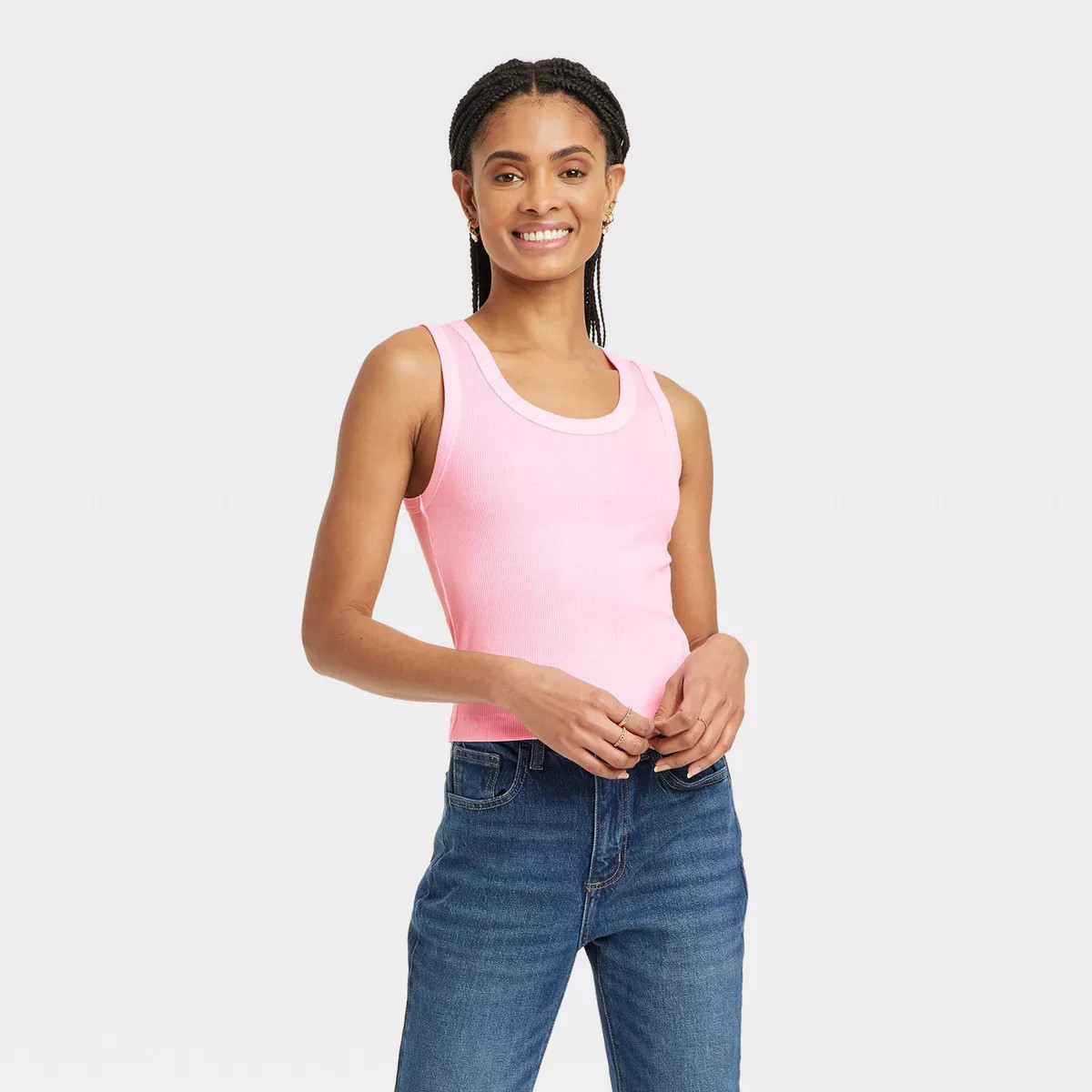 Women's Shrunken Rib Tank Top - Universal Thread™ | Target