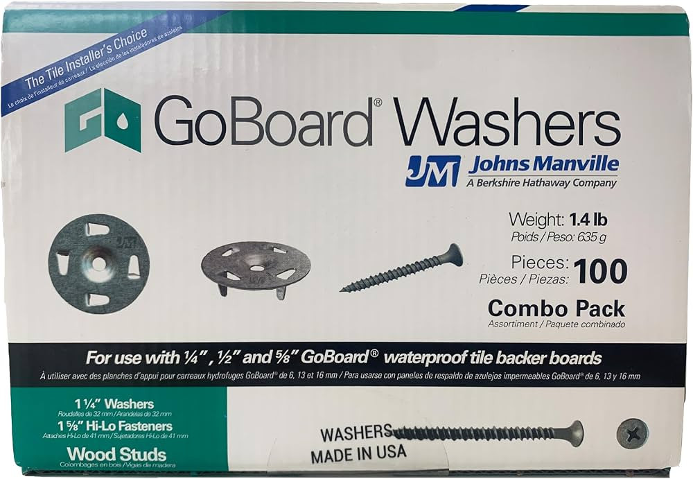 GOBOARD Washer/Fastener Combo Wood Studs – 1 1/4WASHERS & 1 5/8 HI-LO Fasteners Combo Box (100 ... | Amazon (US)