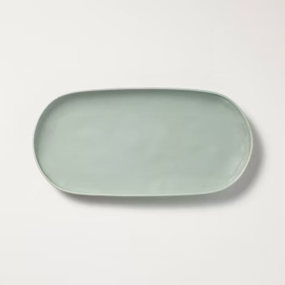 Serve Plate Blue - Hearth & Hand™ with Magnolia | Target