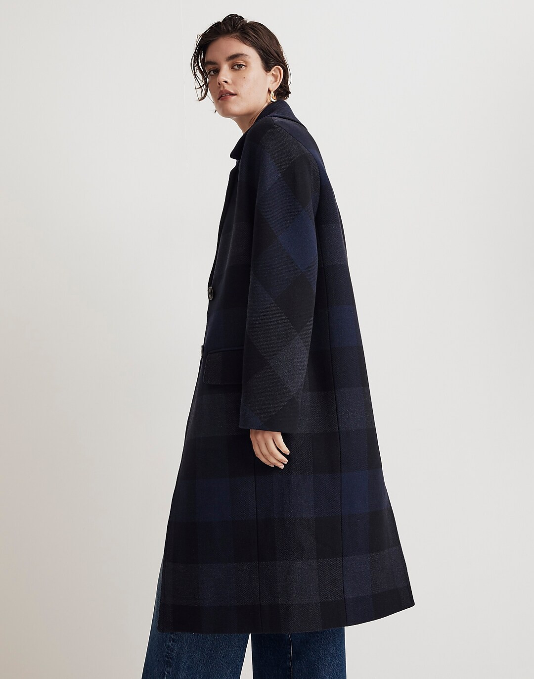 The Gianna Coat in Plaid Insuluxe Fabric | Madewell