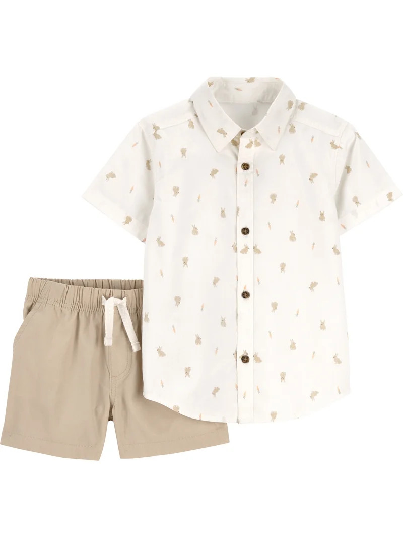 Carter's Child of Mine Toddler Boy Easter Outfit Set, 2-Piece, Sizes 12M-5T | Walmart (US)