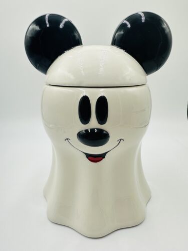 NEW Mickey Mouse Ghost Cookie Jar Canister 10” Disney Halloween Decoration READ  | eBay | eBay US