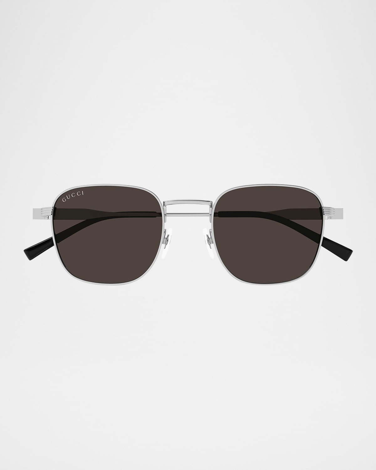 Men's GG1876S Metal Round Sunglasses | Neiman Marcus