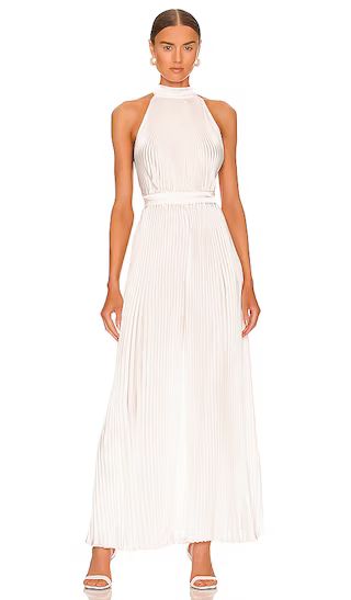 Cinema Jumpsuit in White | Revolve Clothing (Global)