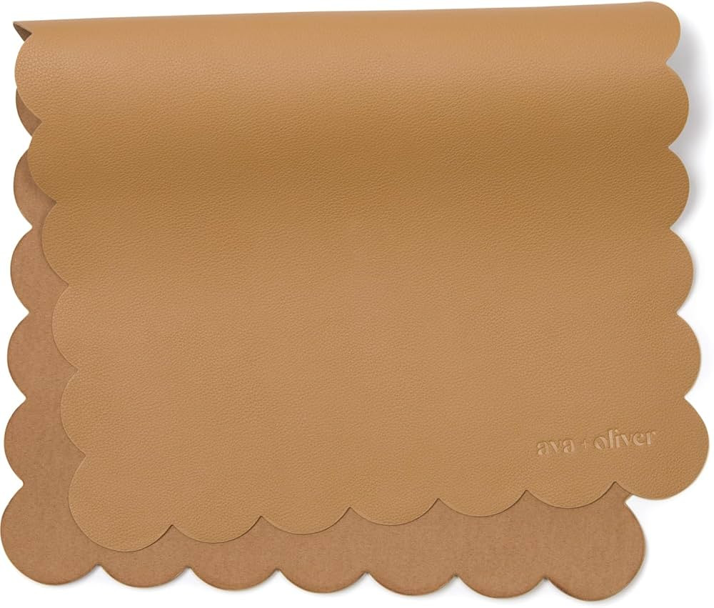 Vegan Leather Baby Changing Mat (16 X 30 in) - Multipurpose Wipeable and Portable Diaper Mat - Fo... | Amazon (US)