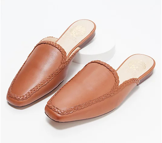 Vince Camuto x Almost Ready Braided Mules - Plenda - QVC.com | QVC