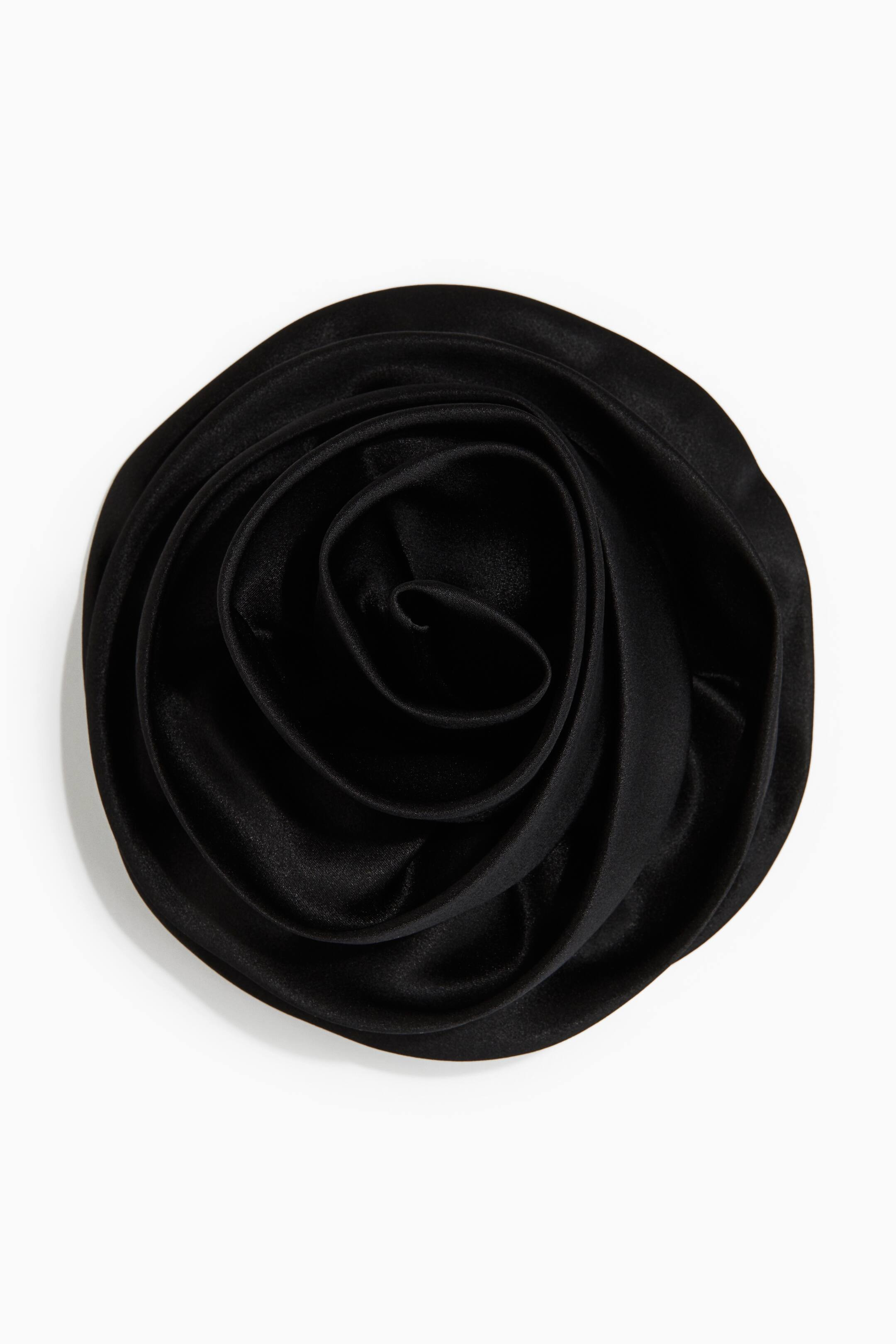Barrette avec fleur en soie | H&M (FR, IT, ES, PT, BE)