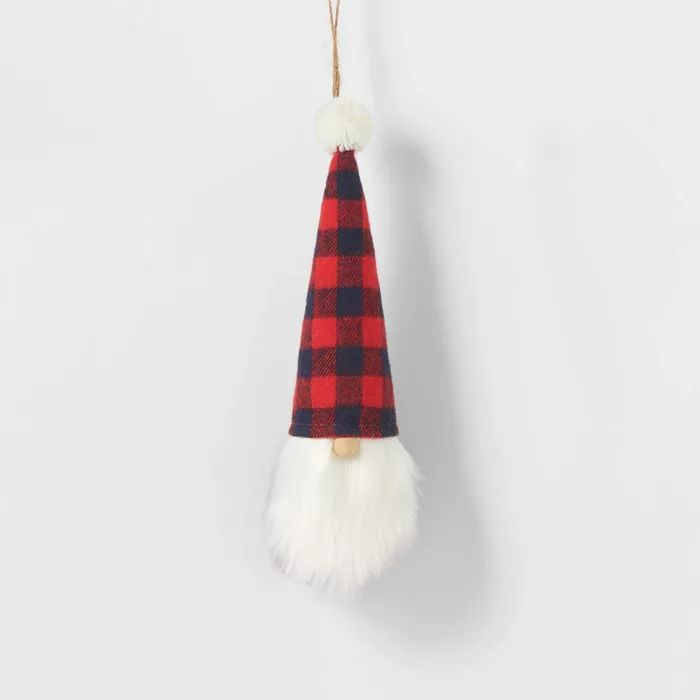 Farmhouse Gnome Christmas Tree Ornament Buffalo Plaid - Wondershop™ | Target