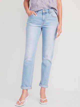 Mid-Rise Wow Boyfriend Jeans for Women | Old Navy (US)