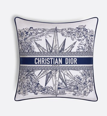 Large Square Pillow Blue Rêve d'Infini | DIOR | Dior Couture