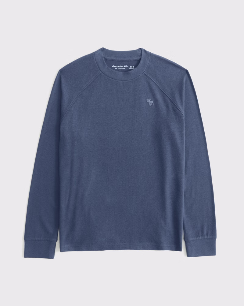 cozy essential long-sleeve raglan | Abercrombie & Fitch (US)