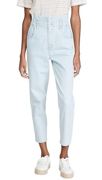 Classic Straight Paperbag Jeans | Shopbop