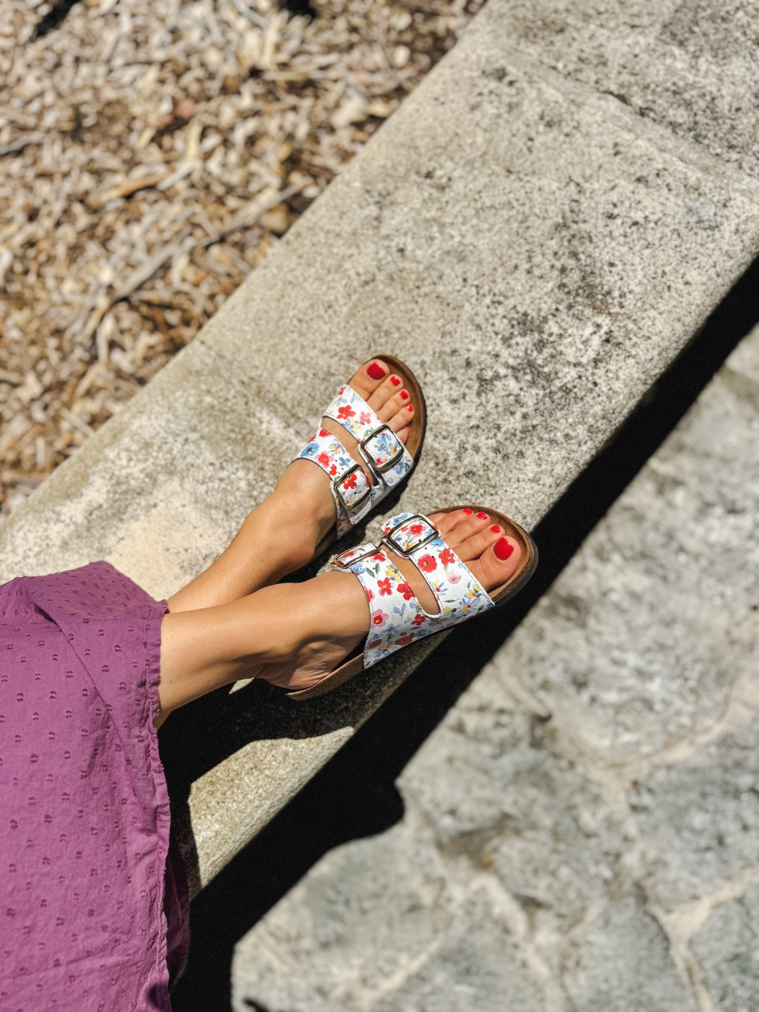 The prettiest perfect floral sandal for the season! 💗🌸 

#LTKFindsUnder50 #LTKStyleTip #LTKShoeCrush