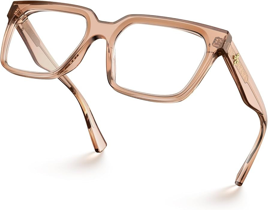 VISOONE Rectangle TR90 Blue Light Blocking Glasses Computer Eyewear with Preppy Look for Women an... | Amazon (US)