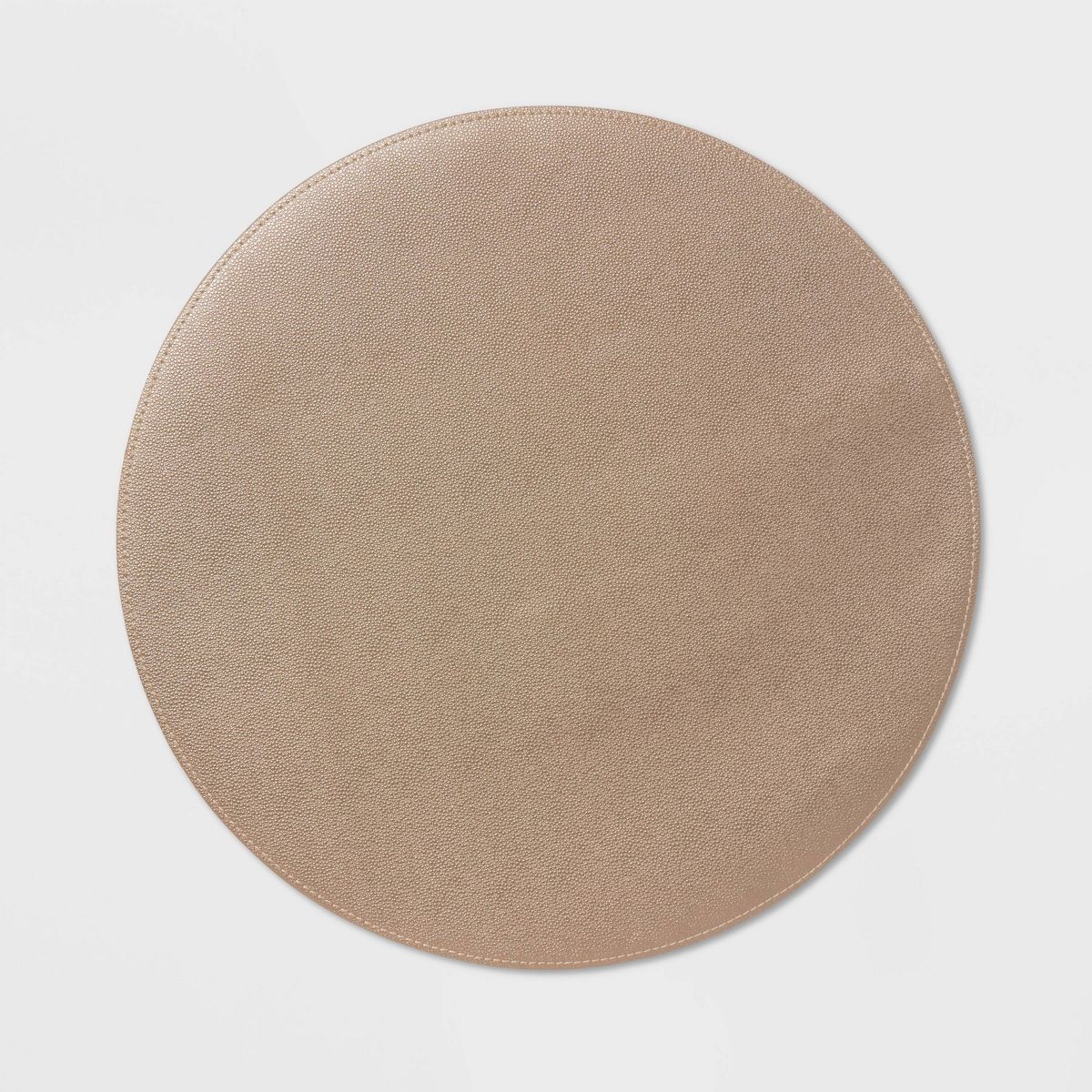 15" Round Pebble Faux Leather Charger - Threshold™ | Target