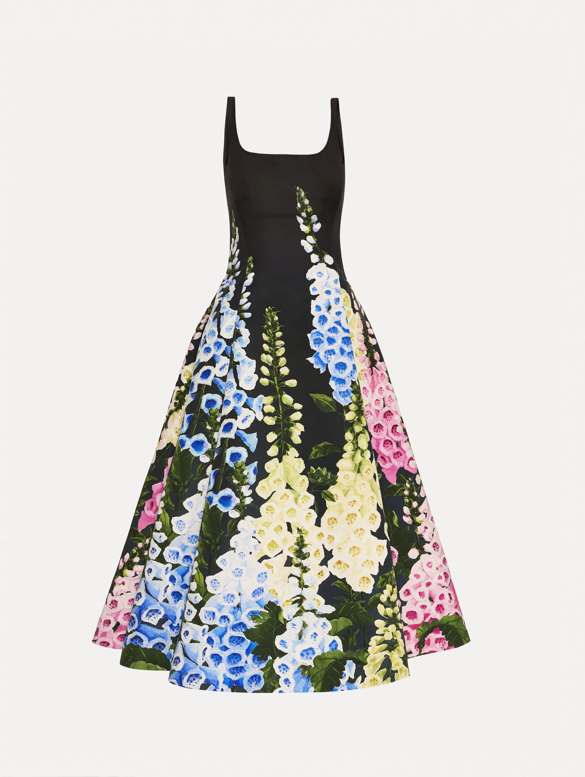 Degradé Foxglove Faille Dress | Oscar de la Renta