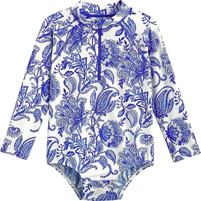 Coolibar UPF 50+ Baby Wave One-Piece Swimsuit - Sun Protective | Amazon (US)