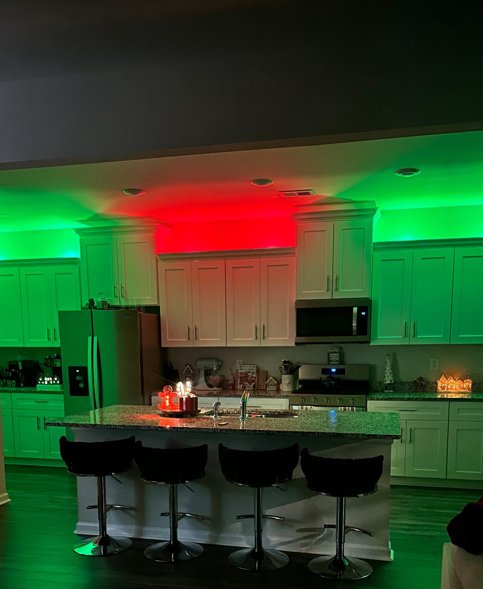 These rechargeable puck lights add the perfect Christmas glow. However, don't limit yourself to to the holidays because they are great year round. You can peel and stick them or leave them free so you can move them around anywhere. They come with two remotes and two 3 prong chargers. You can dim them, set a timer, and choose from smooth transitions, flash, or fade between colors. 

Christmas decor

#LTKHoliday #LTKSeasonal