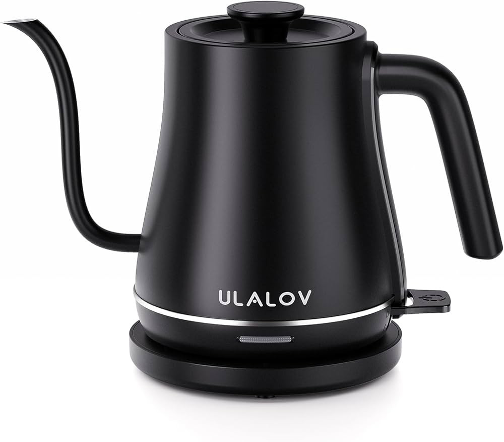 Ulalov Electric Kettle 1L Gooseneck Water Kettle for Pour Over Coffee & Tea, Hot Water Boiler wit... | Amazon (US)