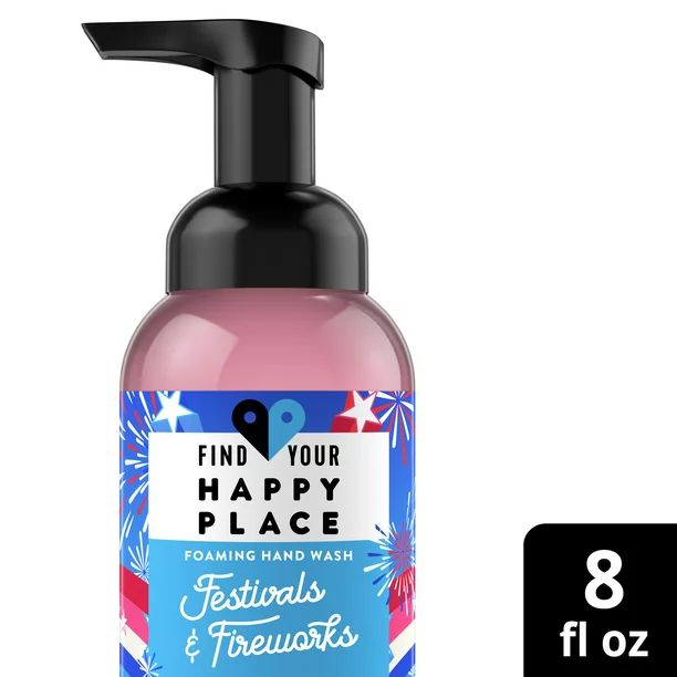 Find Your Happy Place Festivals & Fireworks Foaming Liquid Hand Wash Peach and Summer Lily 8 fl o... | Walmart (US)