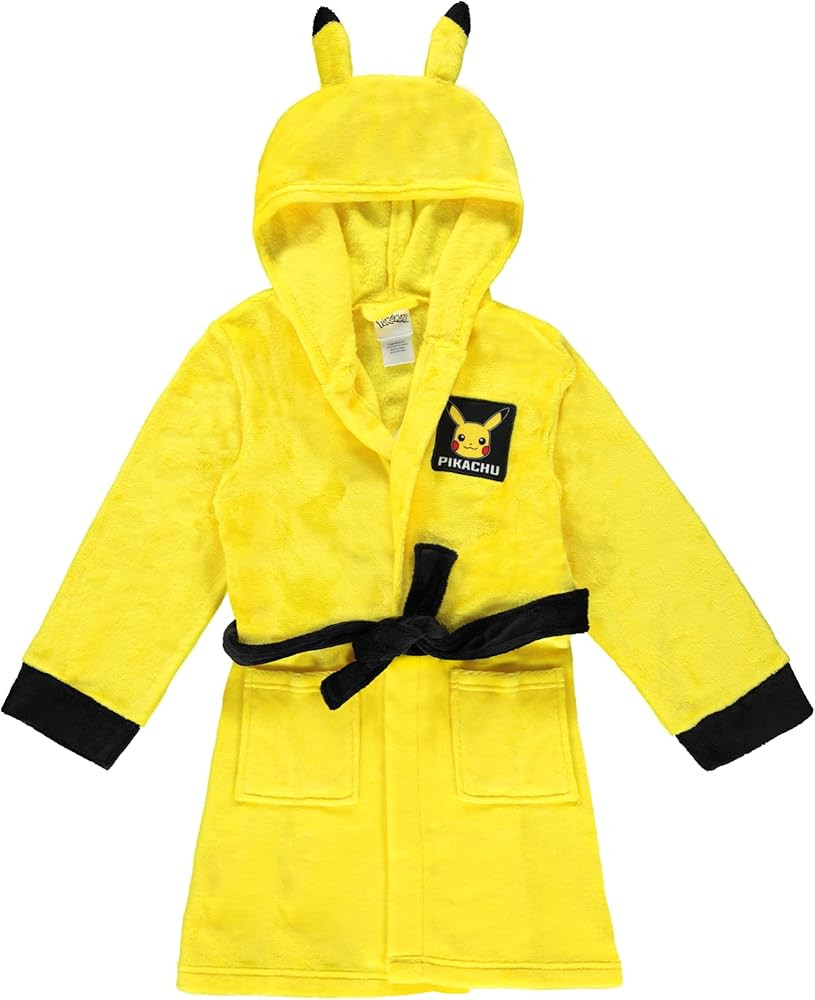 Super Mario, Pokémon & Sonic Fleece Kids Hooded Robe - Super Soft Plush Bathrobe for Boys with P... | Amazon (US)
