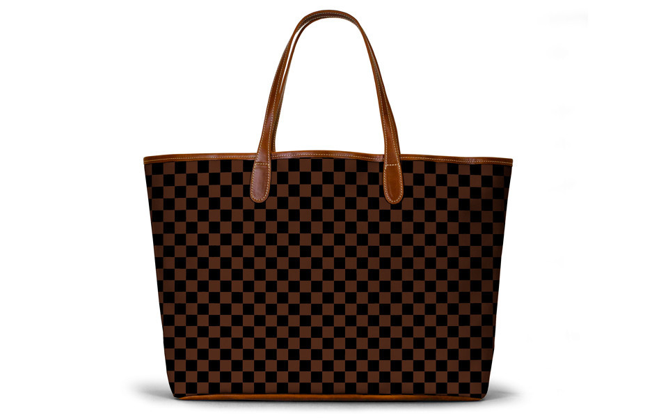 St. Anne Tote – Printed Monogram | Barrington Gifts