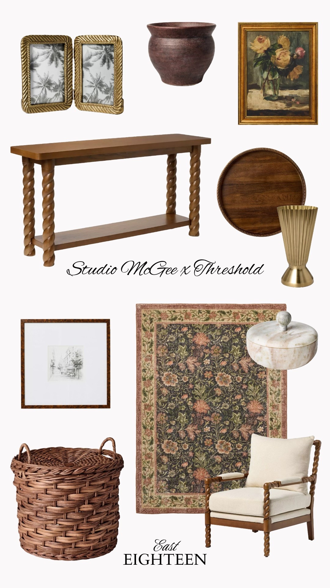 Studio McGee x Threshold new launch is happening now! Loving all of the dark wood & wicker tones. Beautiful artwork and brass accents as well head through summer into fall.

#LTKHome #LTKSeasonal #LTKFindsUnder100