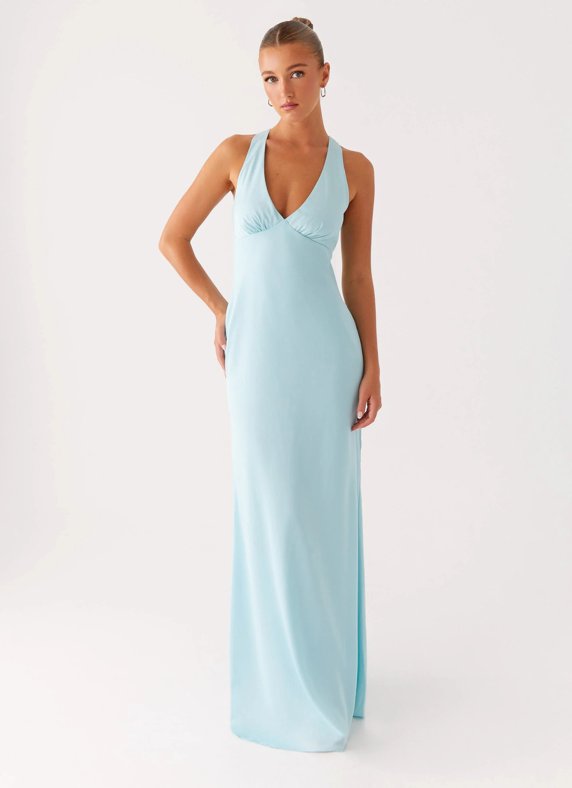 Desi Halterneck Maxi Dress - Mint | Peppermayo (Global)