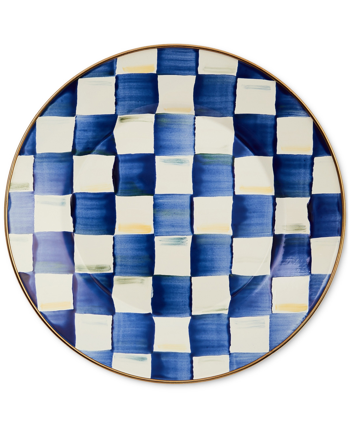 Mackenzie-Childs Royal Check Dinner Plate | Macy's
