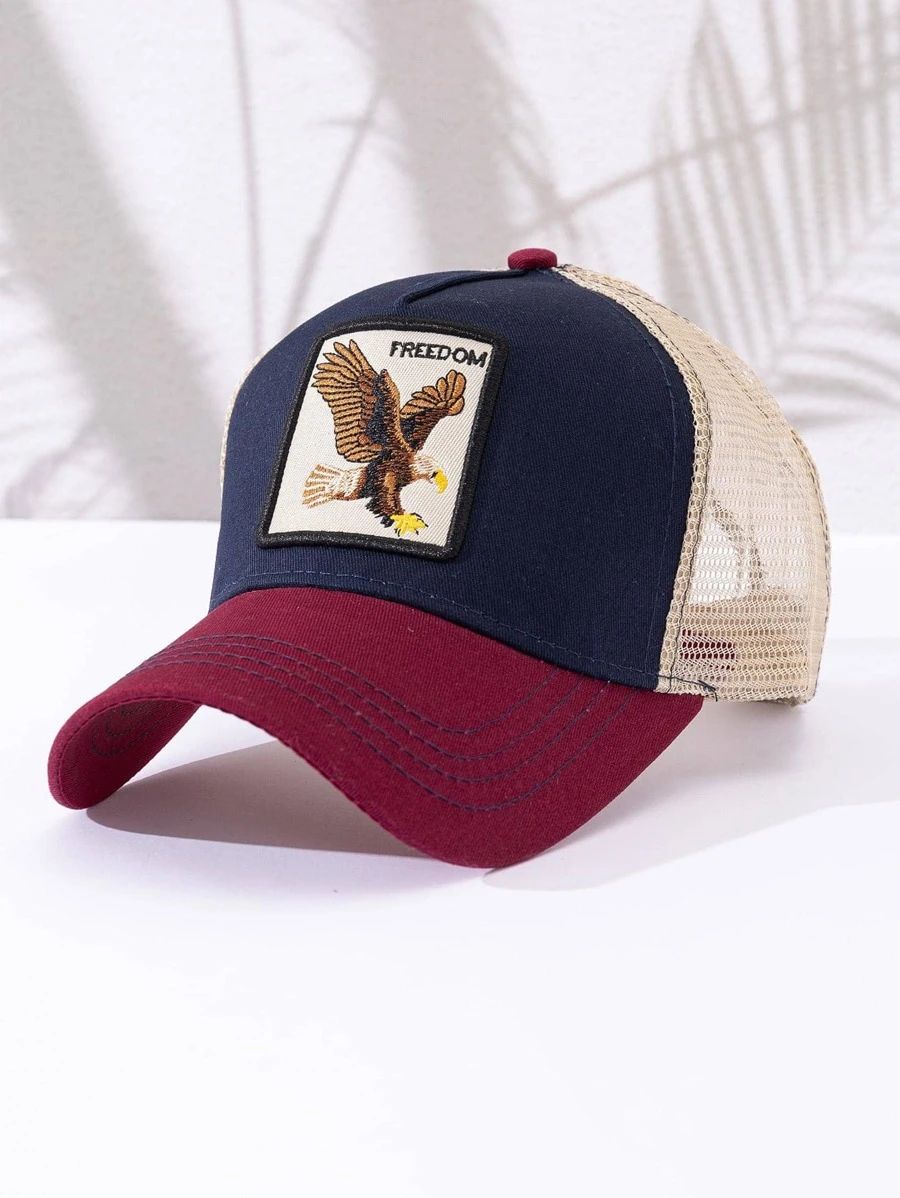 Men Eagle Patch Decor Trucker Hat | SHEIN