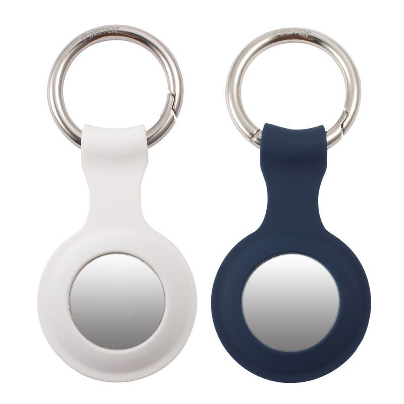Insten 2 Pack Silicone Case & Keychain Ring Compatible with AirTag / Air Tag, Accessories Holder,... | Target